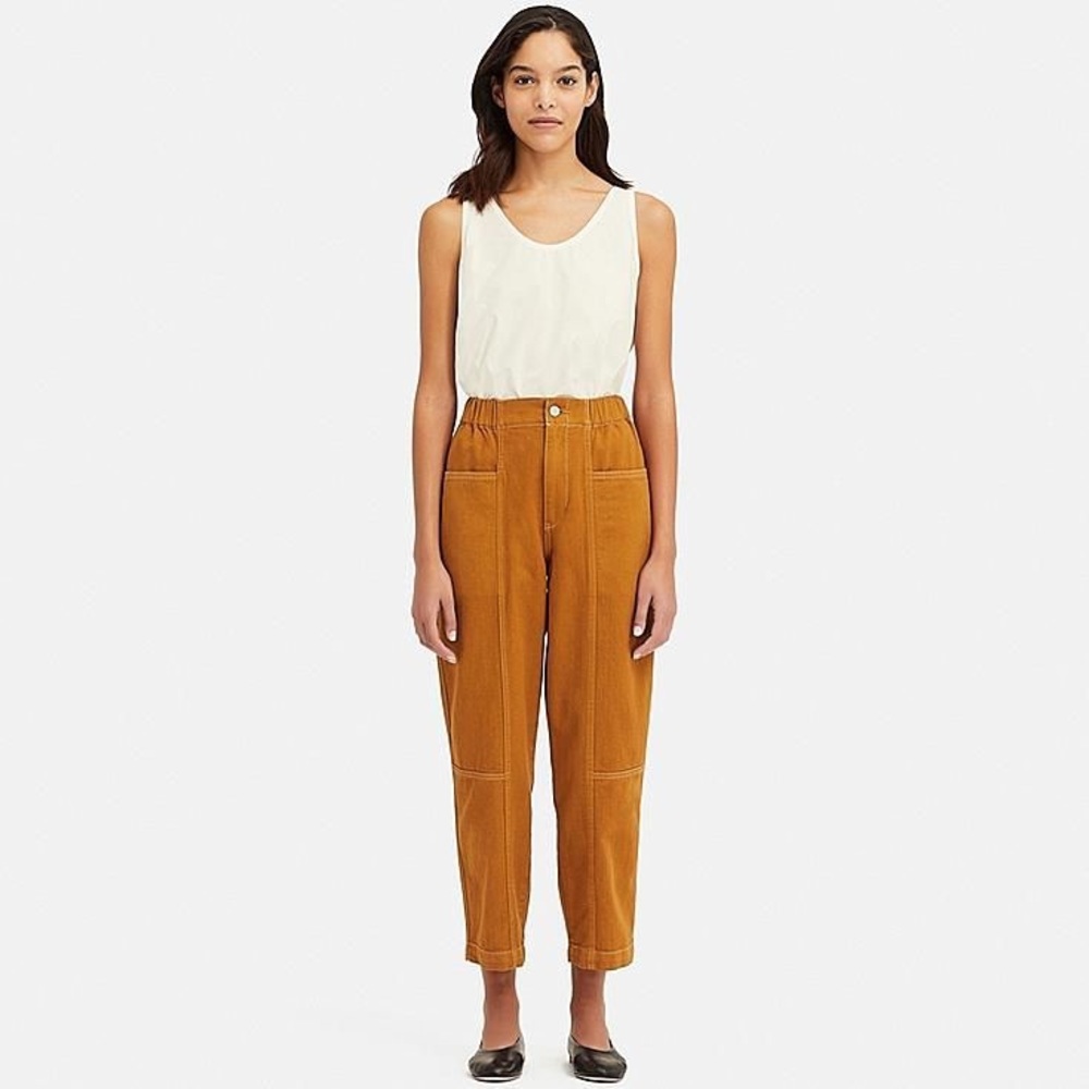 Uniqlo U Lemaire easy denim pants jeans BLACK XS